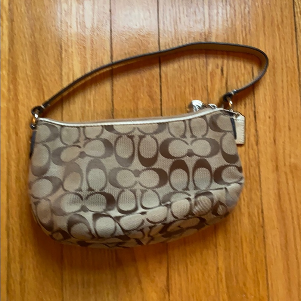 Coach metallic purse